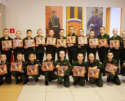 Подарки для курсантов Татарстанского кадетского корпуса